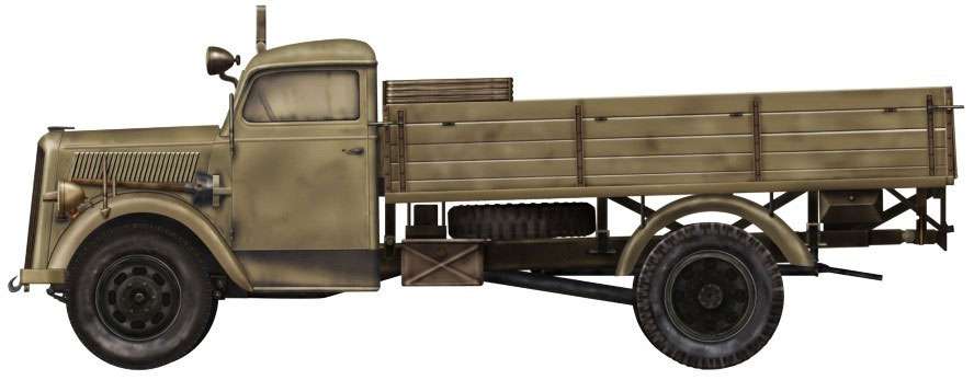 兵器百科欧宝opelblitzs中型卡车德国